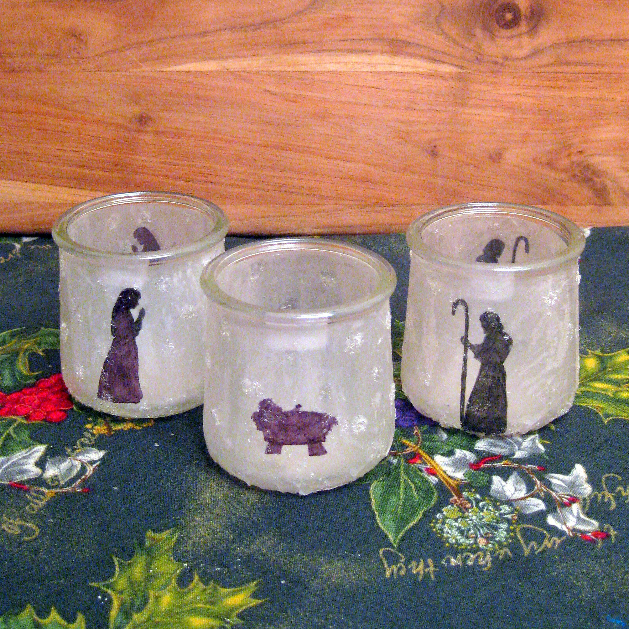 Christmas Candle Jars - small