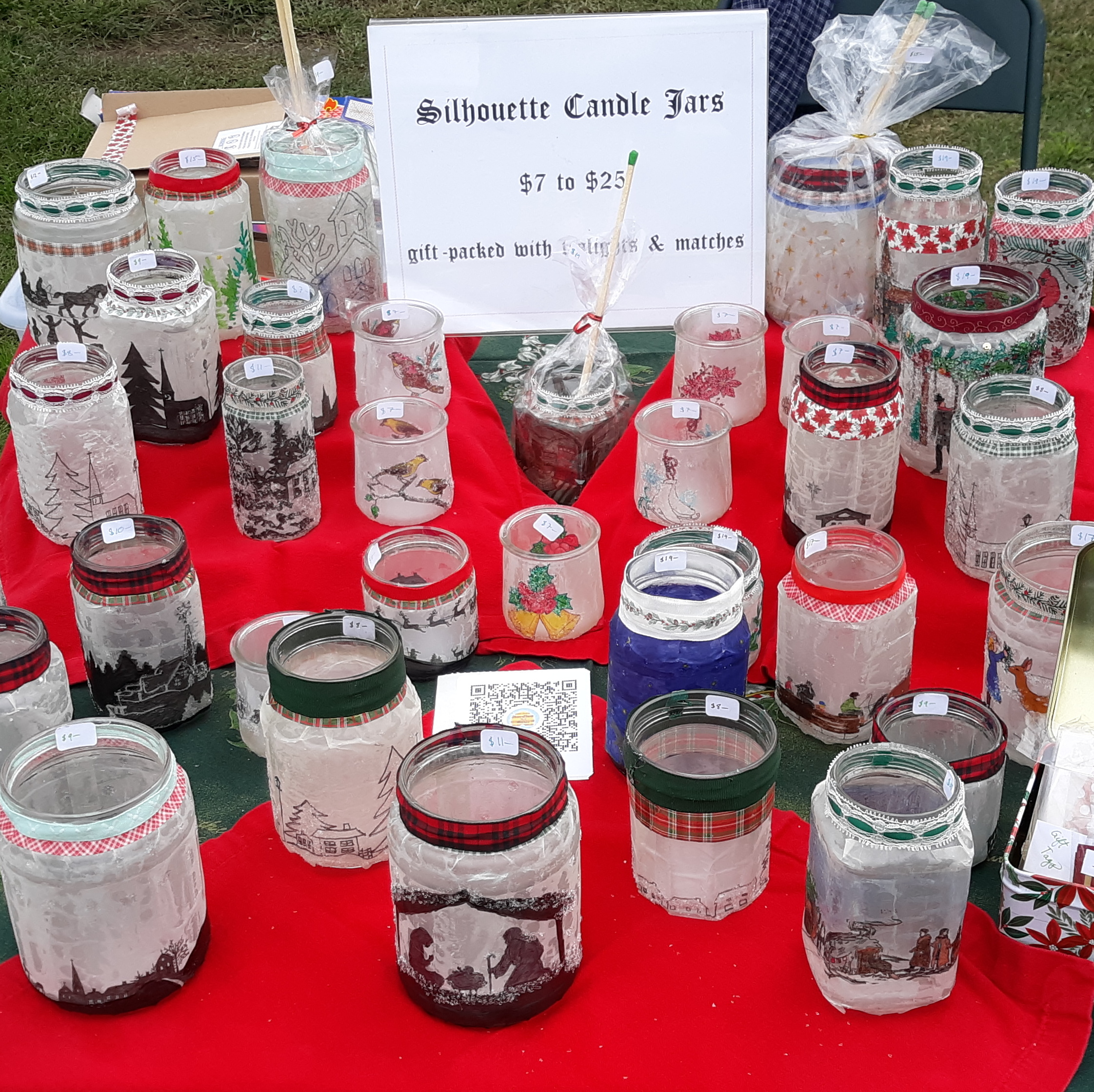 Christmas Candle Jars - medium