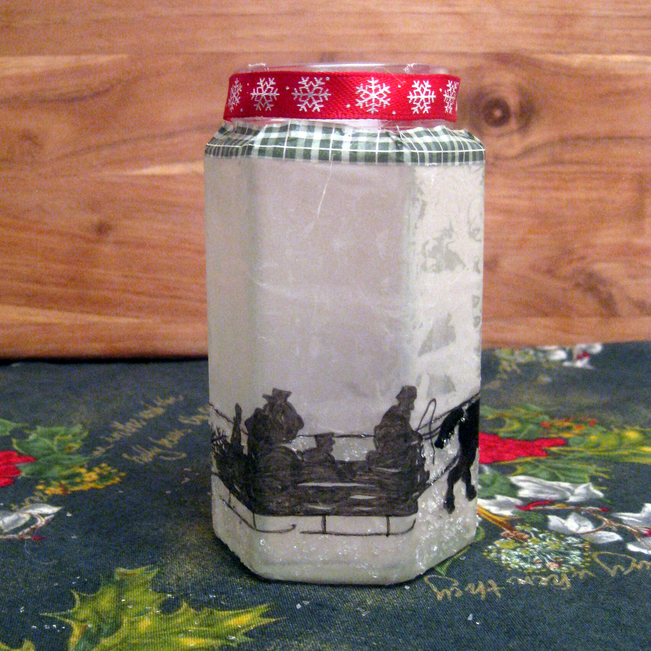 Christmas Candle Jars - medium