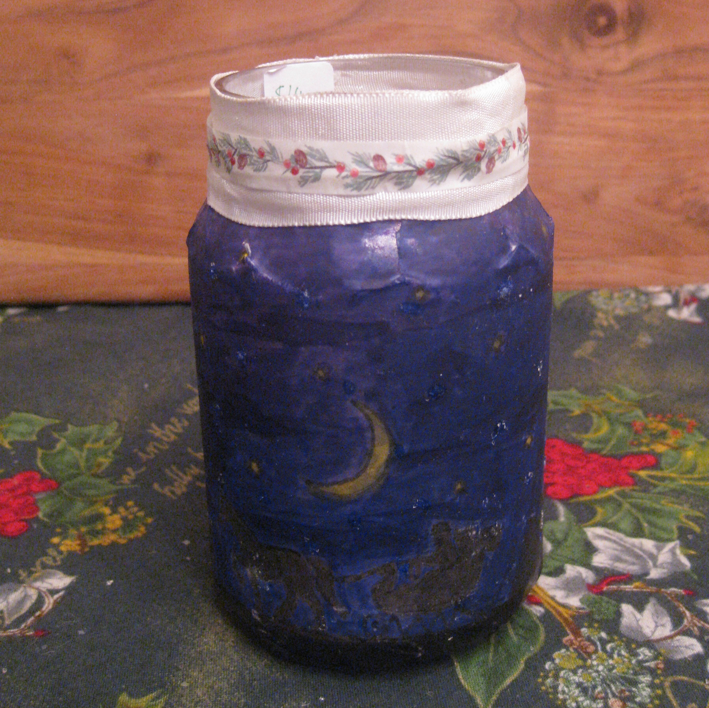 Christmas Candle Jars - large