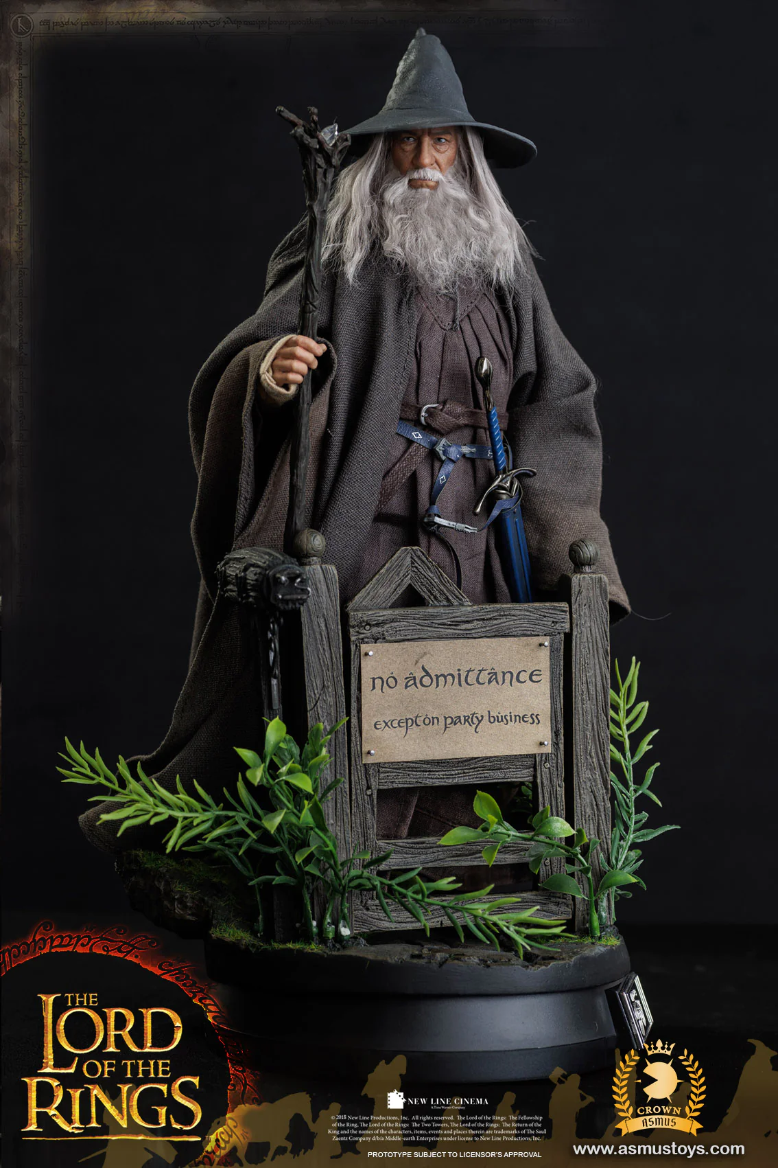 Toys Asmus Crown Gandalf el Gris