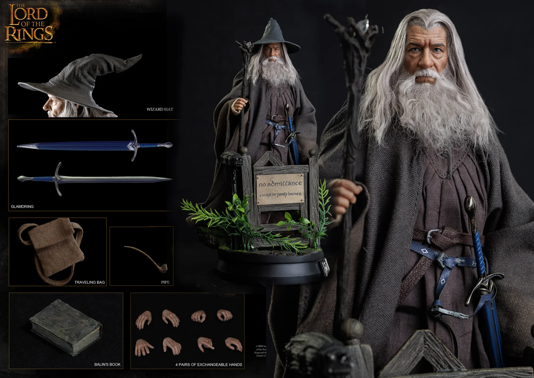 Toys Asmus Crown Gandalf el Gris