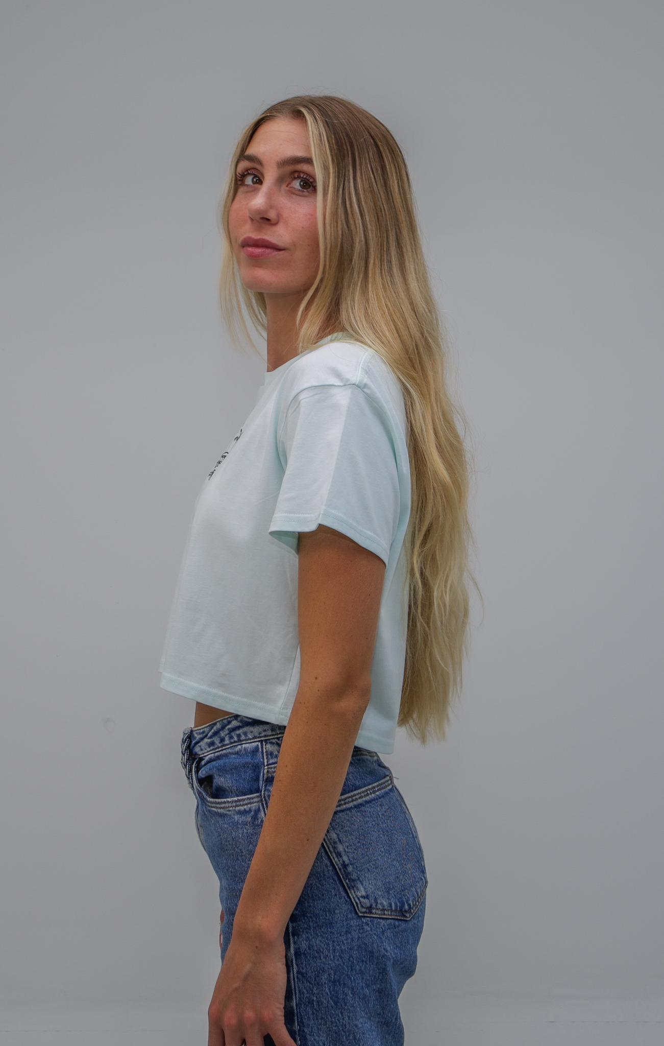 Headin' Somewhere crop tee