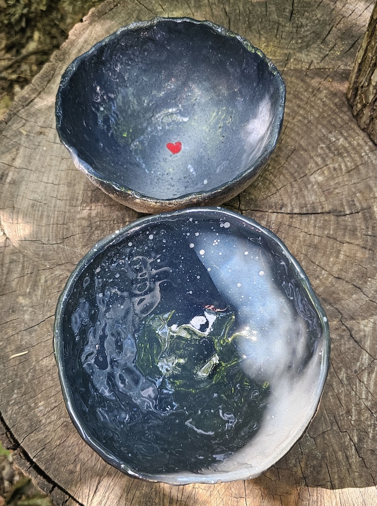 Dviejų dubenėlių rinkinys "Balti Akmenys"