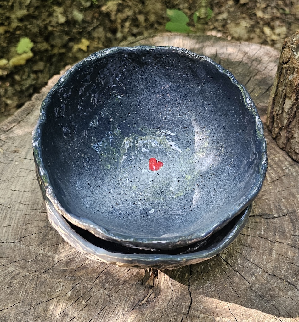 Dviejų dubenėlių rinkinys "Balti Akmenys"