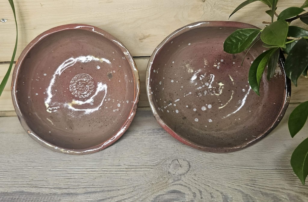 Dviejų dubenėlių rinkinys "Myliu OM"