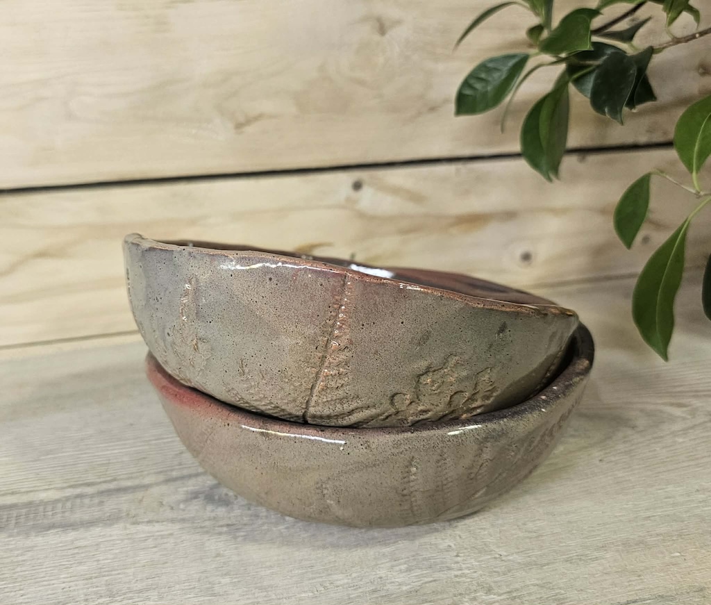 Dviejų dubenėlių rinkinys "Myliu OM"