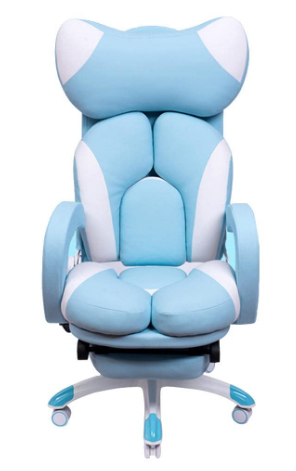 Computer Gaming Chairs Girl Anchor Chair Comfortable Pink Computer Chair Family Game Chair Live Broadcast Chair Lovely Lift Swivel Chair-Black_Without Footrest Swivel Chair Work Chair