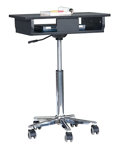 Mini Expandable Laptop Table with Wheels and Adjustable Height