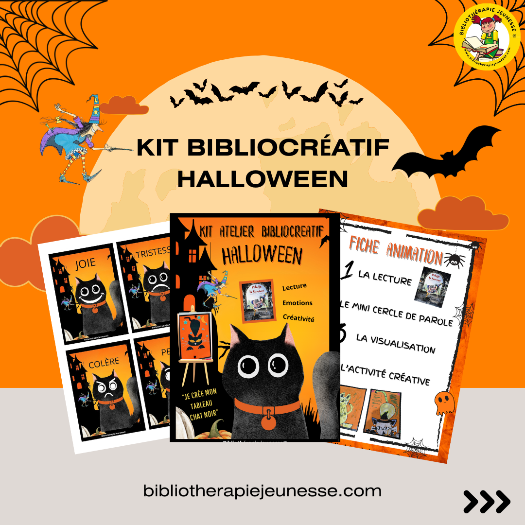Kit bibliocréatif Halloween "Pélagie la sorcière"
