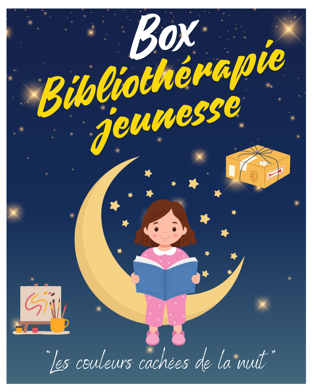  Box Bibliothérapie jeunesse “Les couleurs cachées de la nuit” 