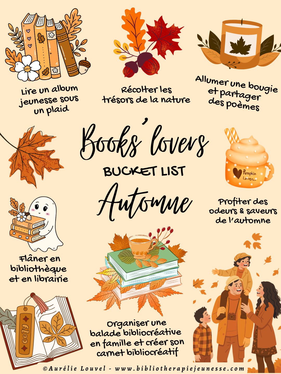 Affiche Automne Bucket list