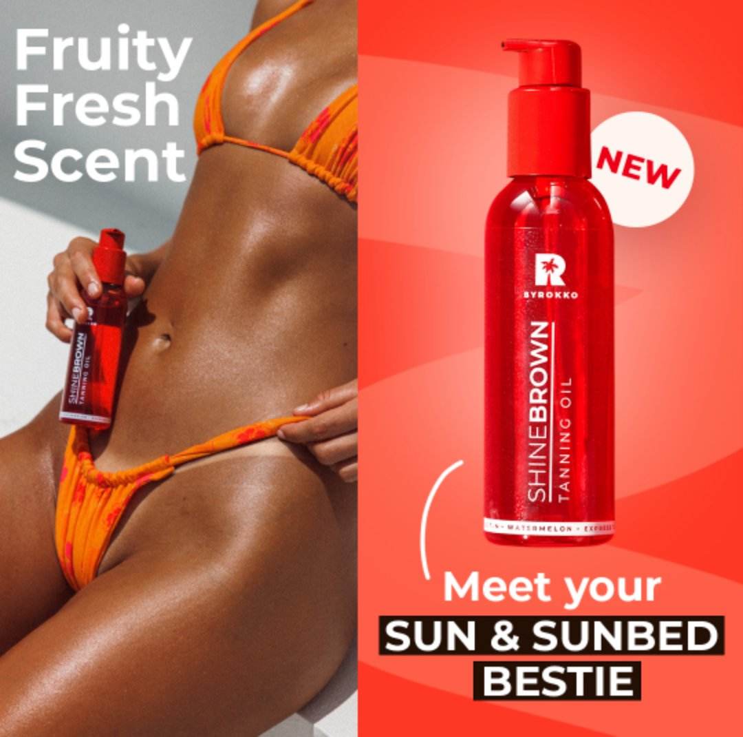 PREORDER! Shine Brown Watermelon Oil Premium oil for express tan (145 ml)