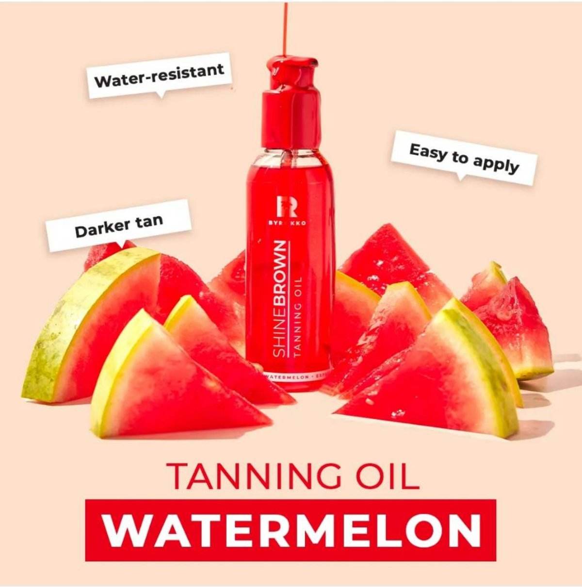 PREORDER! Shine Brown Watermelon Oil Premium oil for express tan (145 ml)