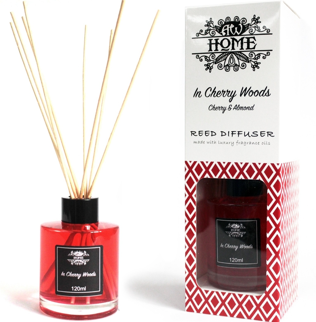 IN STOCK! 120ml Reed Diffuser - In Cherry Woods,120ml Reed Diffuser - Orange & Melon 
