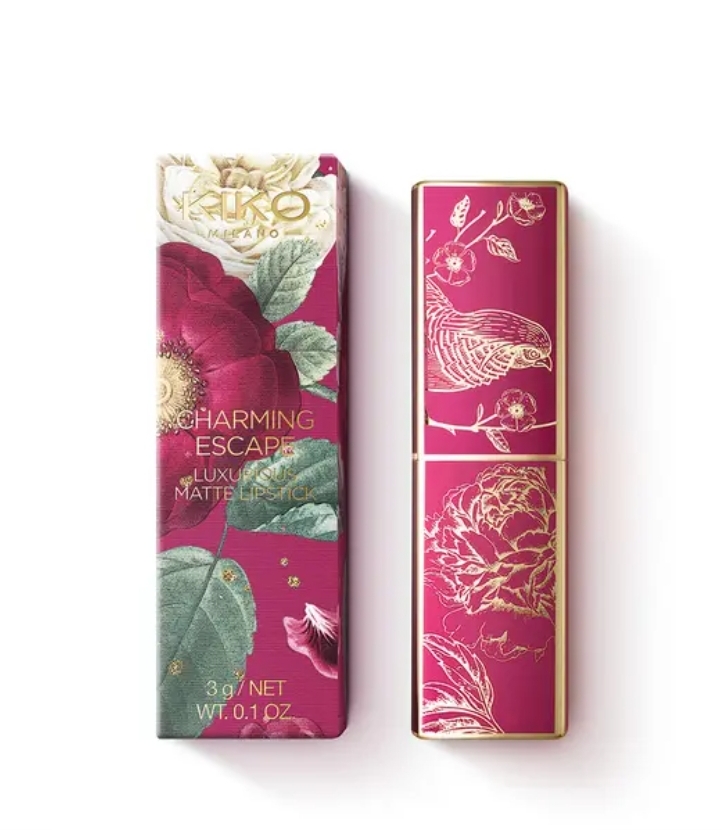 (04 Dainty Mauve) Charming Escape Luxurious Matte Lipstick   Matte no-transfer lipstick
