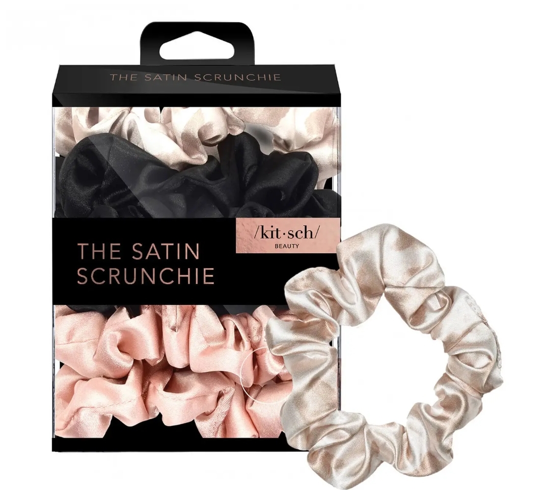 Kitsch Satin Sleep Scrunchies (Various Colours)