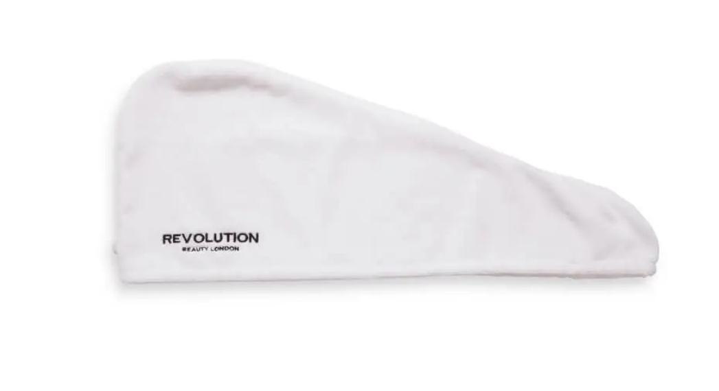 Revolution Haircare Hair 2pk Microfibre Hair Wrap White/Coral