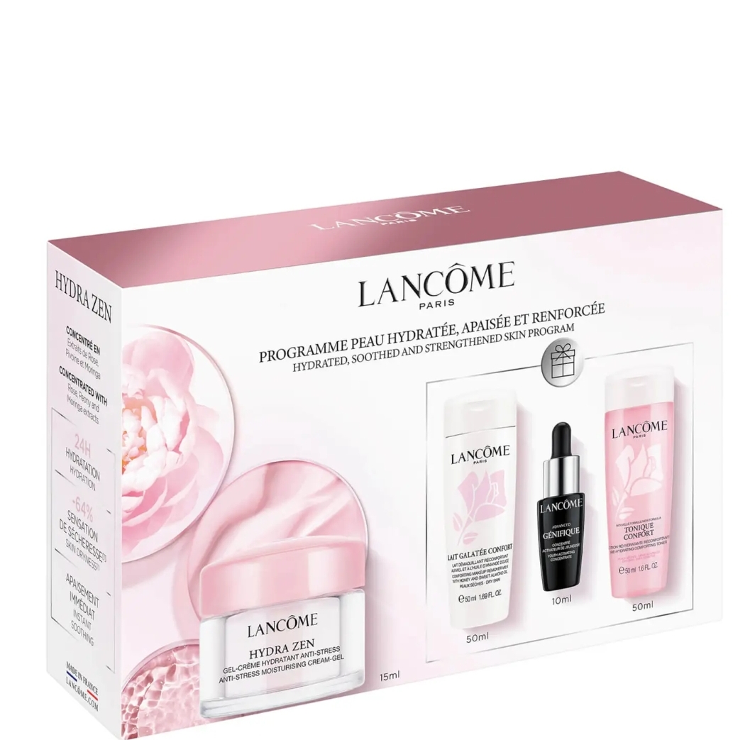 Lancôme Hydra Zen Starter Set A four-piece set to cleanse, clarify and hydrate.