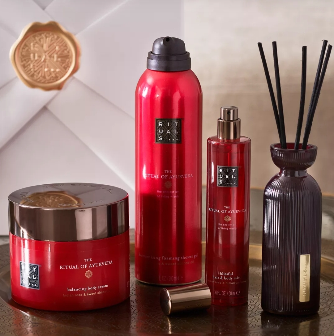 THE RITUAL OF AYURVEDA Rebalancing Collection Detailsnull mini fragrance sticks 70ml, foaming shower gel 200ml, body cream 200ml, hair & body mist 50ml