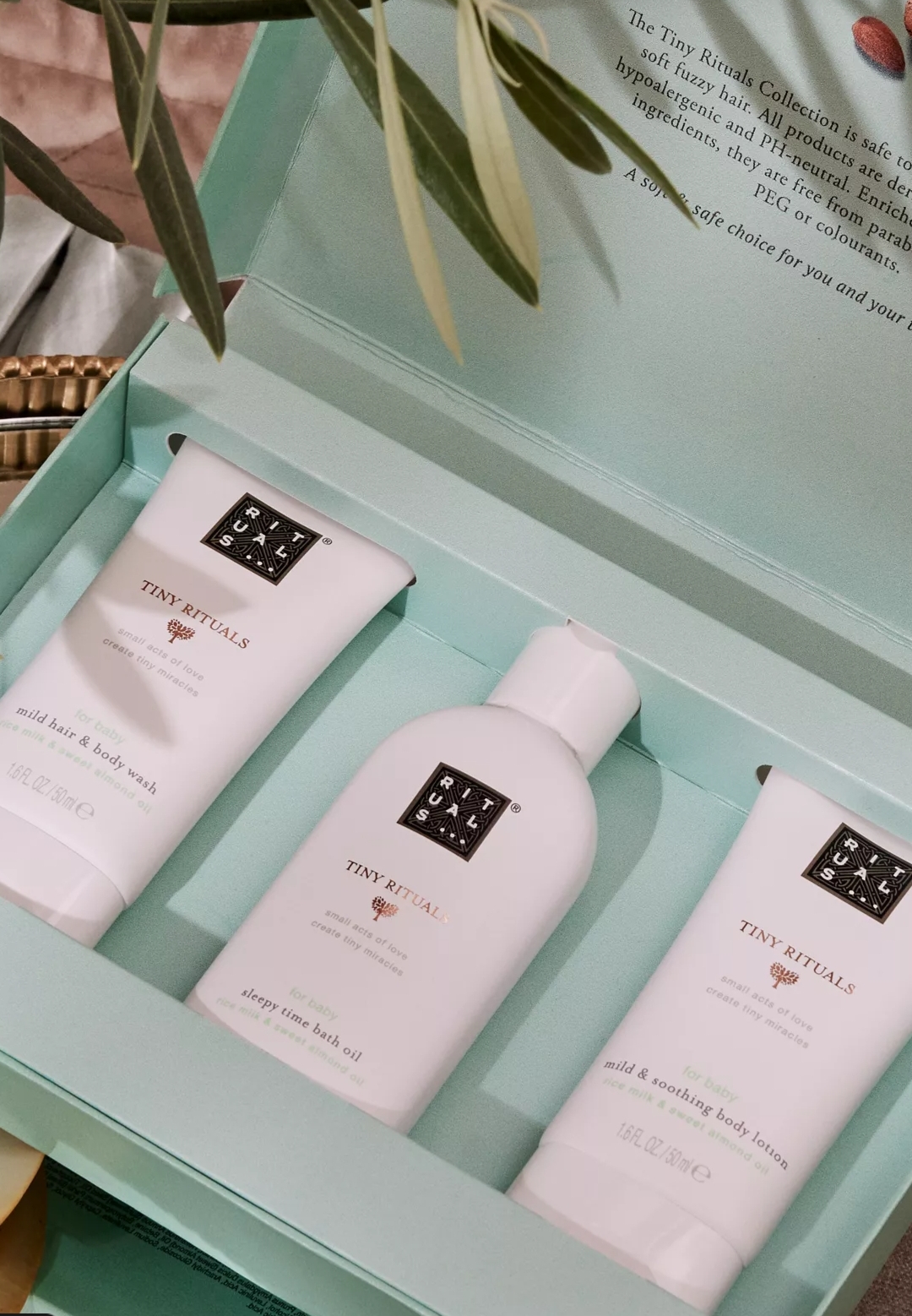  TINY RITUALS Little One Set Detailsnull hair & body wash 50ml, bath oil 50ml, baby body lotion 50ml