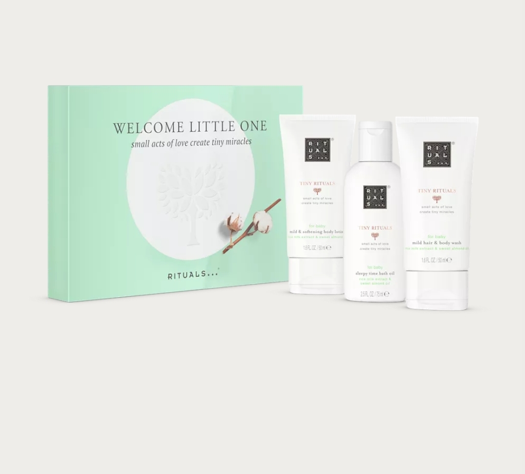 TINY RITUALS Little One Set Detailsnull hair & body wash 50ml, bath oil 50ml, baby body lotion 50ml