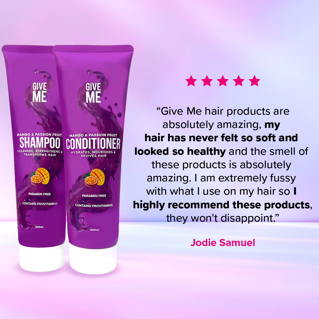 Shampoo & Conditioner Bundle - Mango & Passion Fruit 300ml each