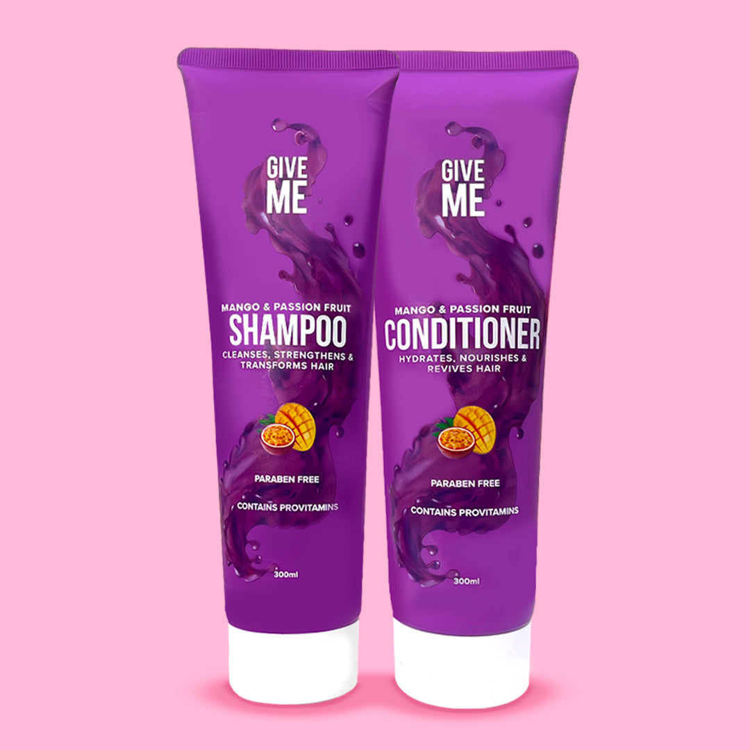 Shampoo & Conditioner Bundle - Mango & Passion Fruit 300ml each