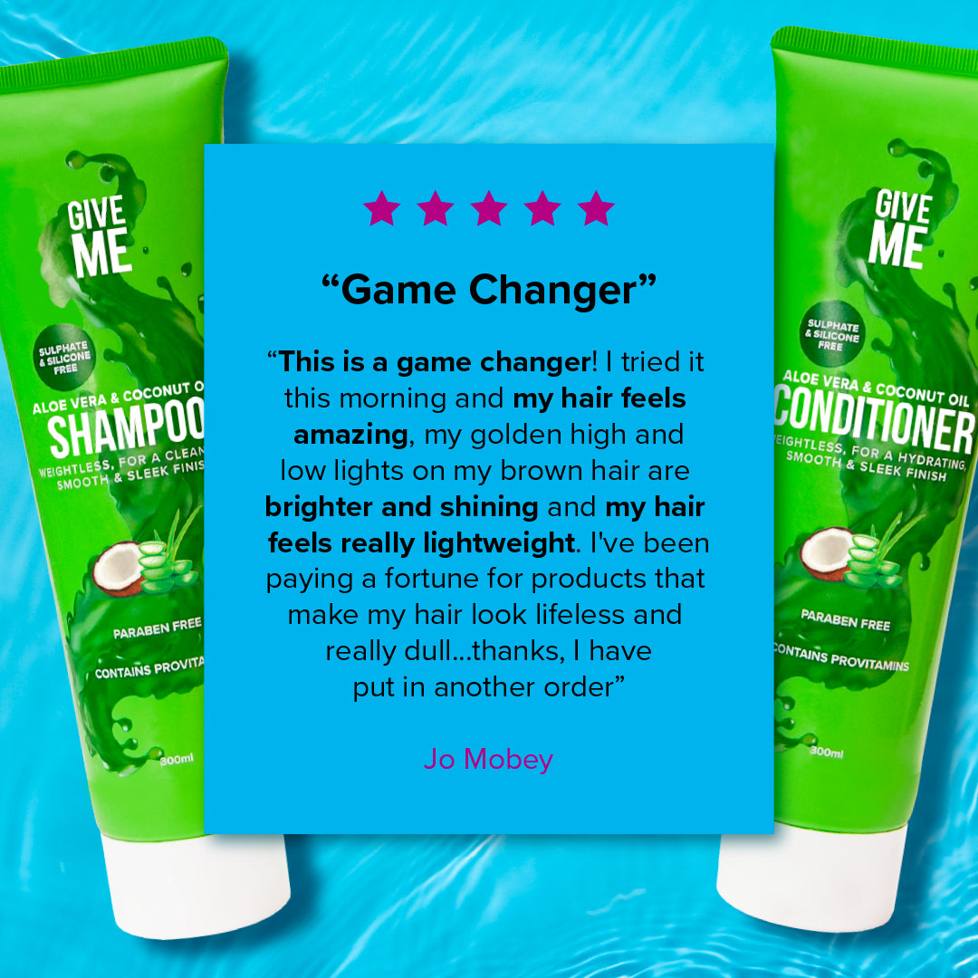 Sulphate & Silicone-Free Shampoo & Conditioner Bundle 300ml each