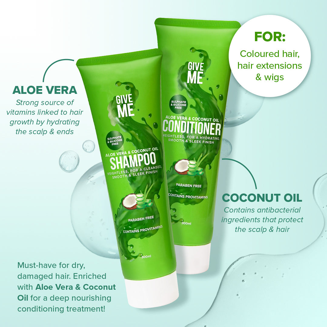 Sulphate & Silicone-Free Shampoo & Conditioner Bundle 300ml each