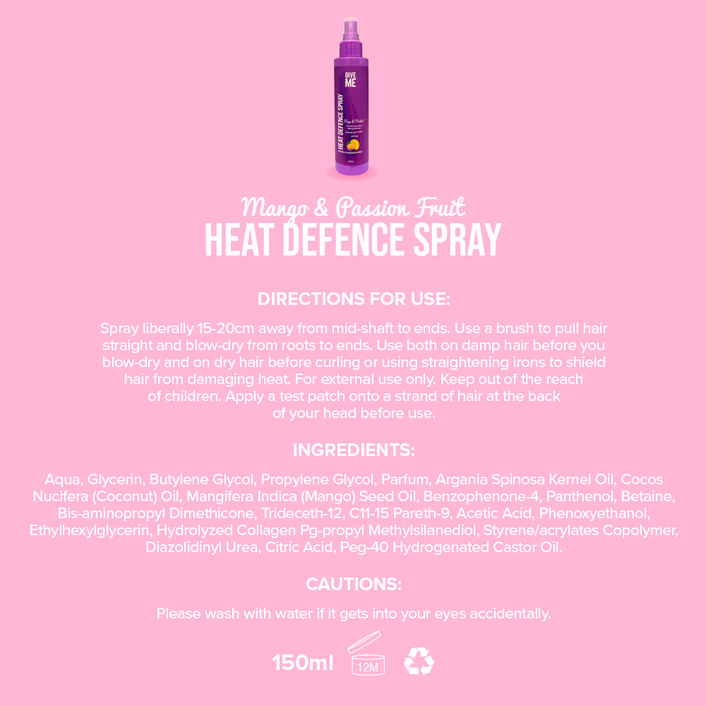 Heat Defence Spray - Mango & Passion Fruit