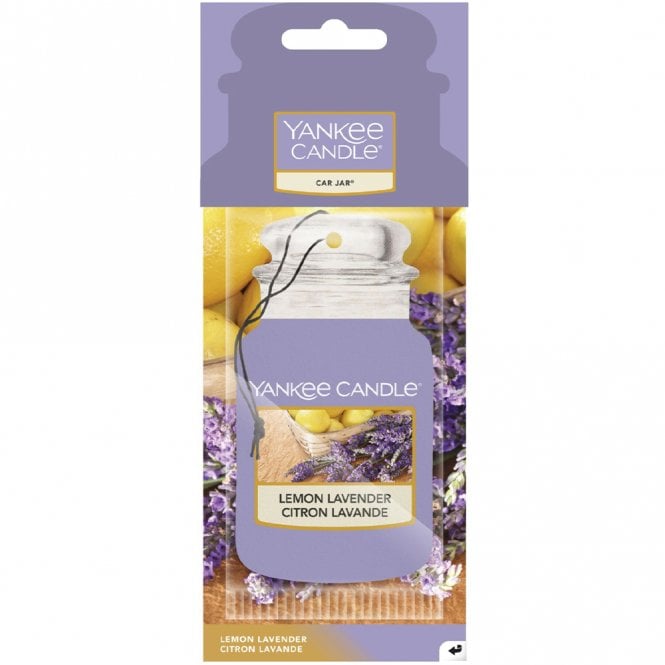 Lemon Lavender Car Jar Air Freshener