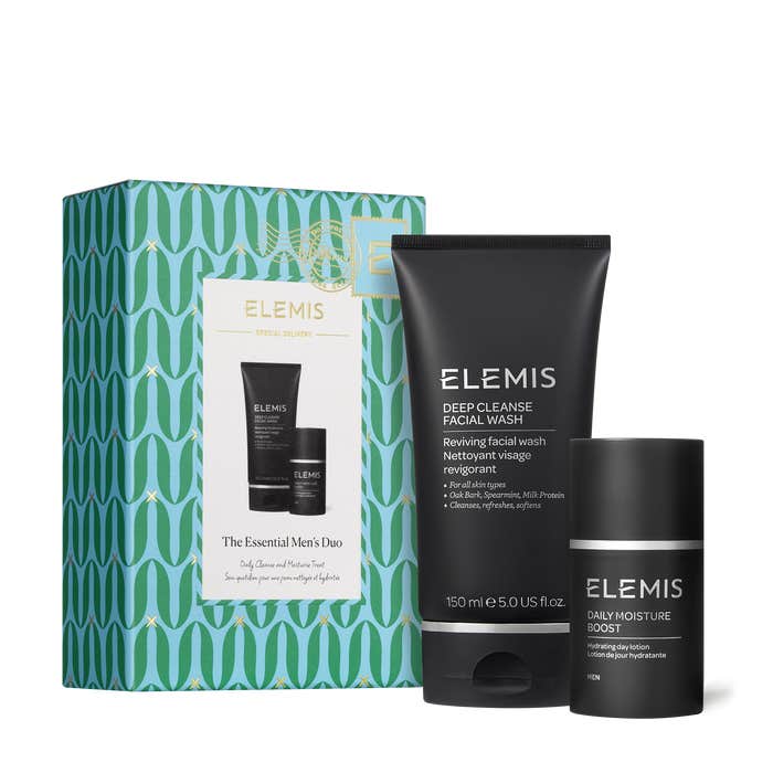 The Essential Men’s Duo Daily Cleanse and Moisturise Treat