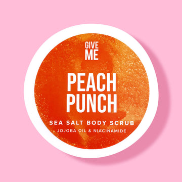 Peach Punch Exfoliating Sea Salt Body Scrub
