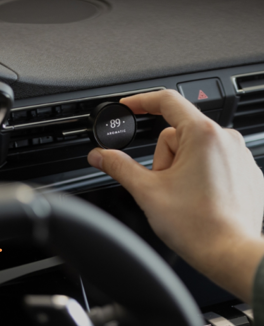 SET: Car Air Freshener Vent Clip black box