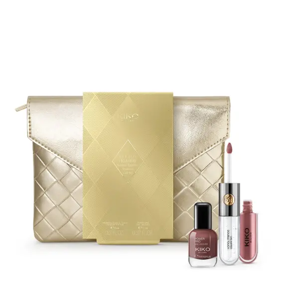 Holiday Première Forever Together Makeup Gift Set Hands and lips gift set: shiny liquid lipstick and nail polish ( 02 brown adagio)