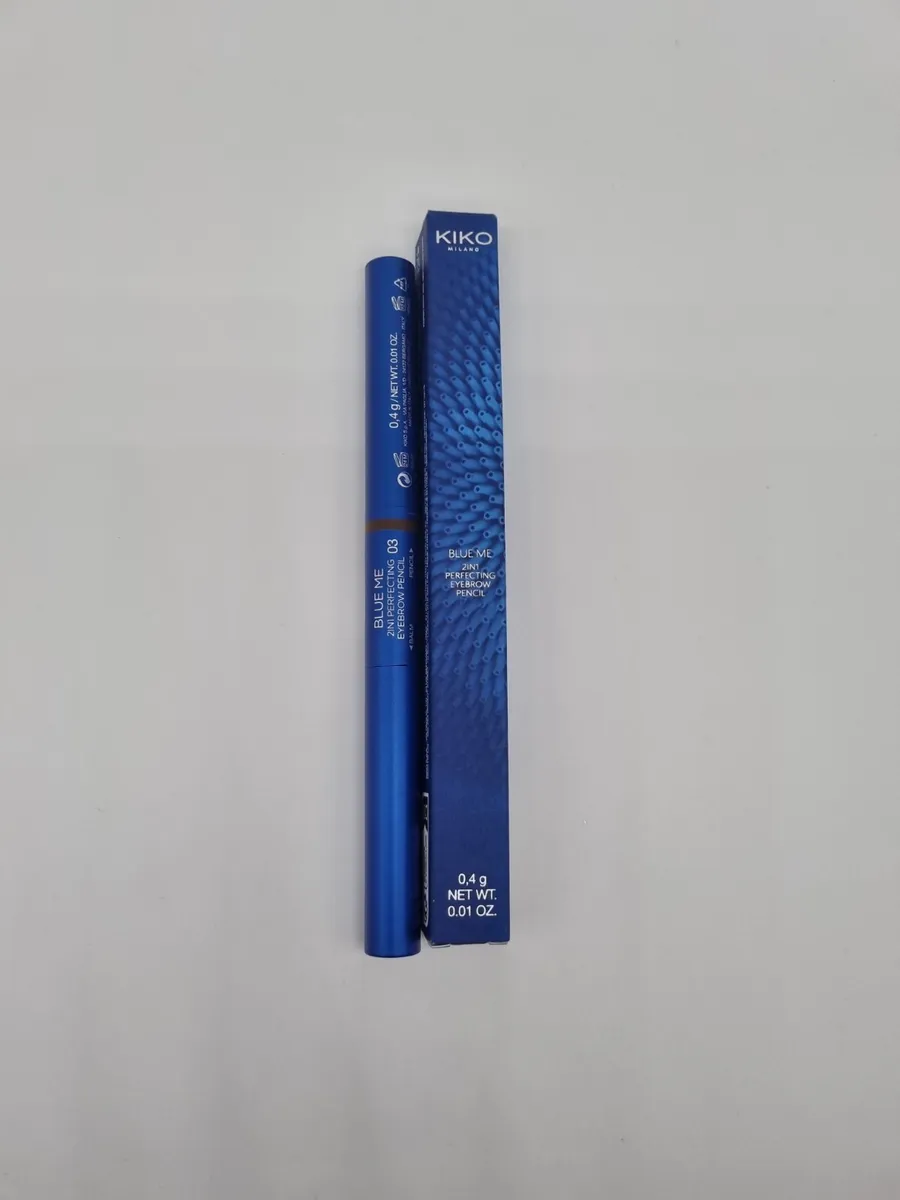 Kiko Milano 2 In 1 Perfecting Eyebrow Pencil Shade 03 Medium Brown - Genuine