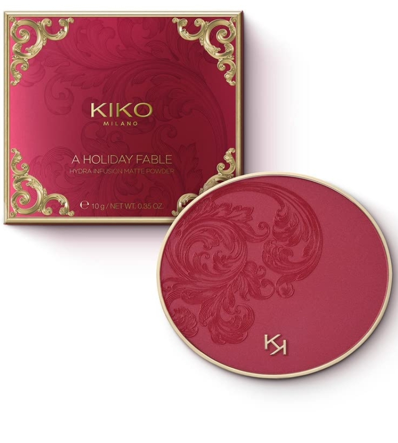 KIKO MILANO - A Holiday Fable Hydra Infusion Matte Powder 05 almond Skin-perfecting creamy face powder