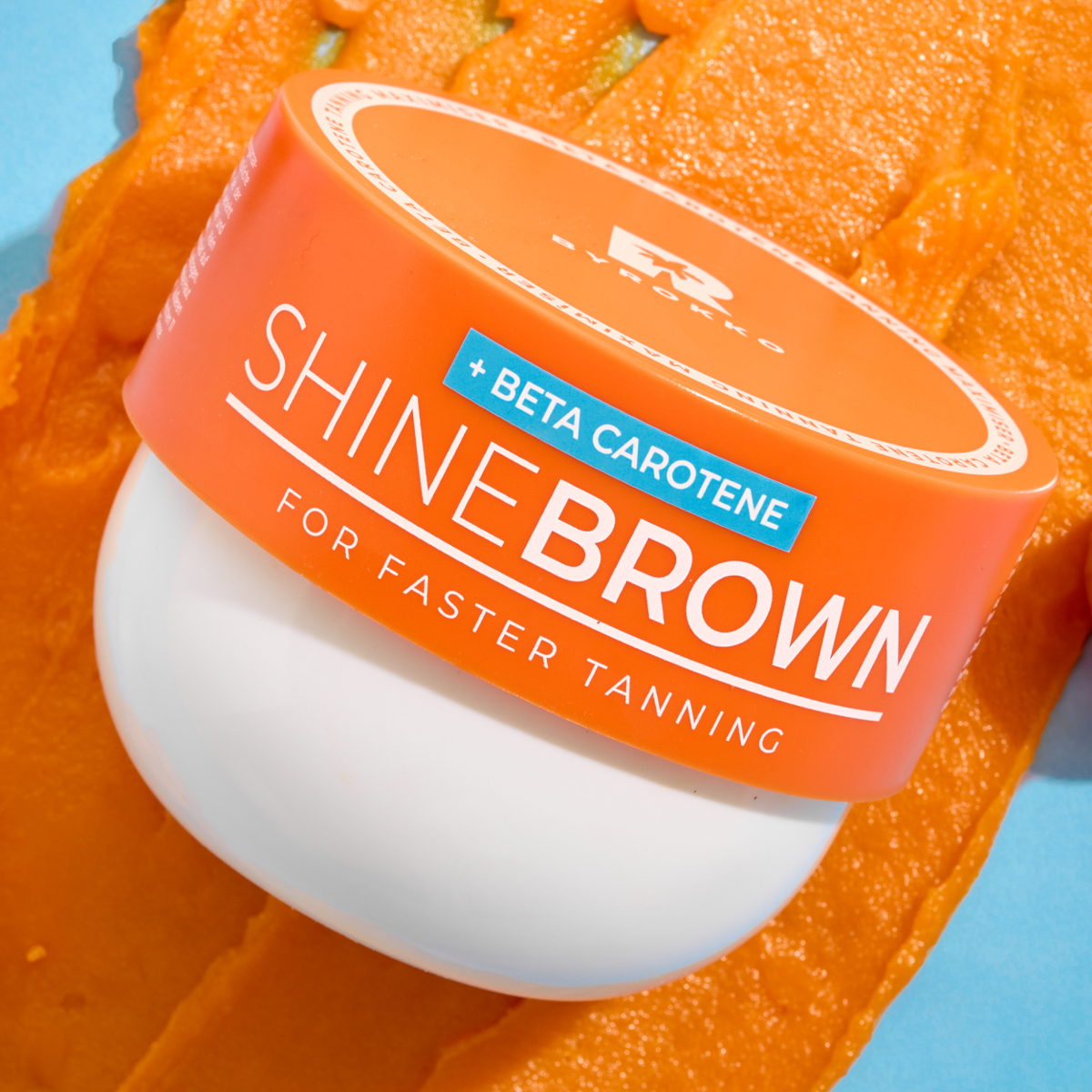 SHINE BROWN BETA CAROTENE TANNING MAXIMISER TAN-BOOSTING CREAM WITH BETA CAROTENE FOR DEEPER AND DARKER TAN.