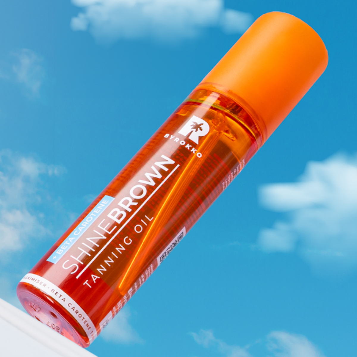 SHINE BROWN BETA CAROTENE TANNING MAXIMISER OIL THE ULTIMATE OIL FOR A FLAWLESS TAN AND GLOWING SKIN