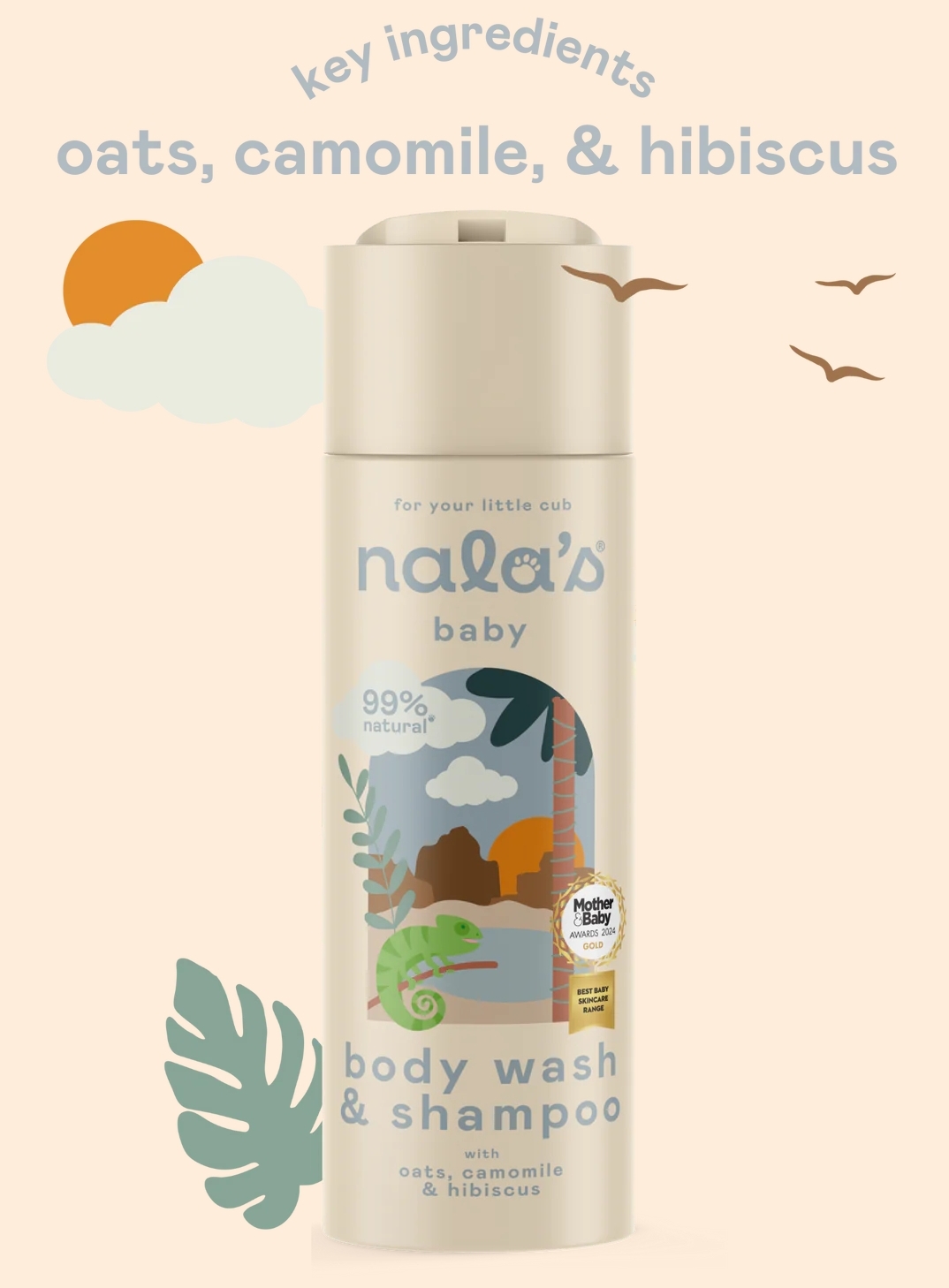 Nala's Baby Body Wash & Shampoo 200ml