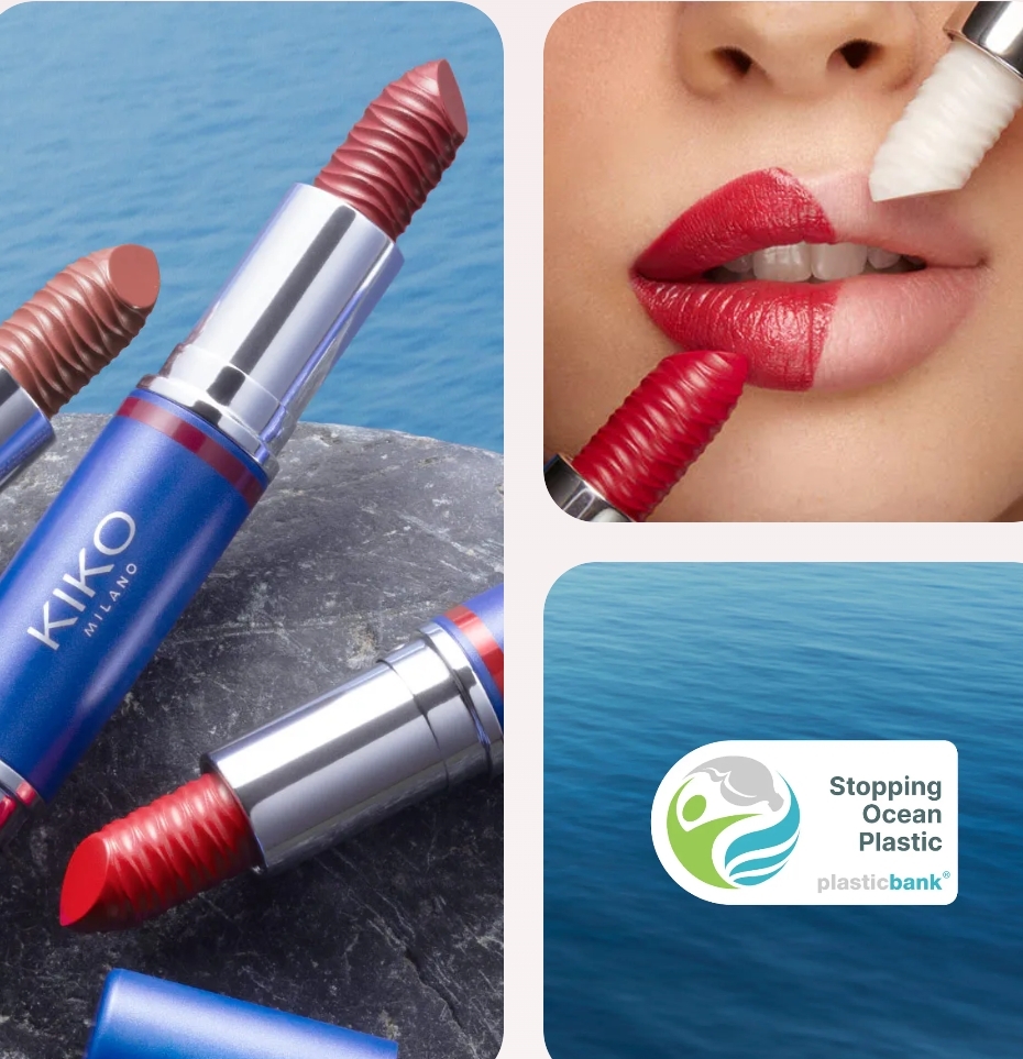 Kiko milano Lipstick and 3D effect base lip duo 02 Yes Mauve  