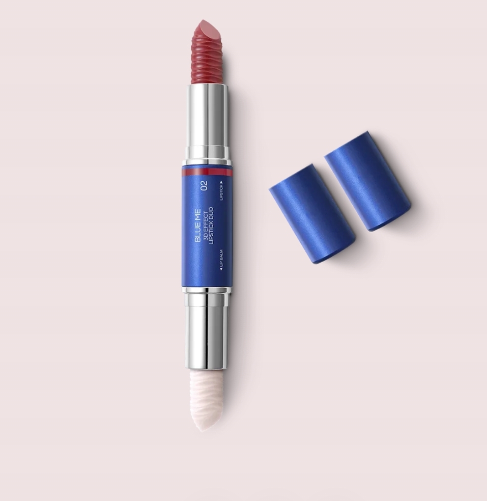 Kiko milano Lipstick and 3D effect base lip duo 02 Yes Mauve