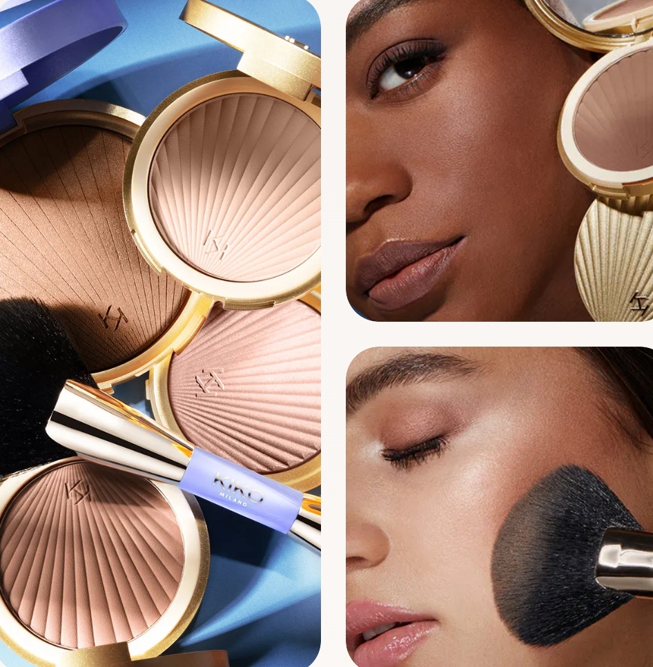Kiko milano Matte finish wet & dry SPF 50 powder foundation 07 hazelnut 