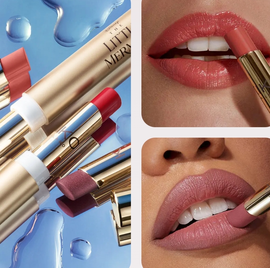 Glossy lipstick with intense colour payoff 03 sunset on the beach.