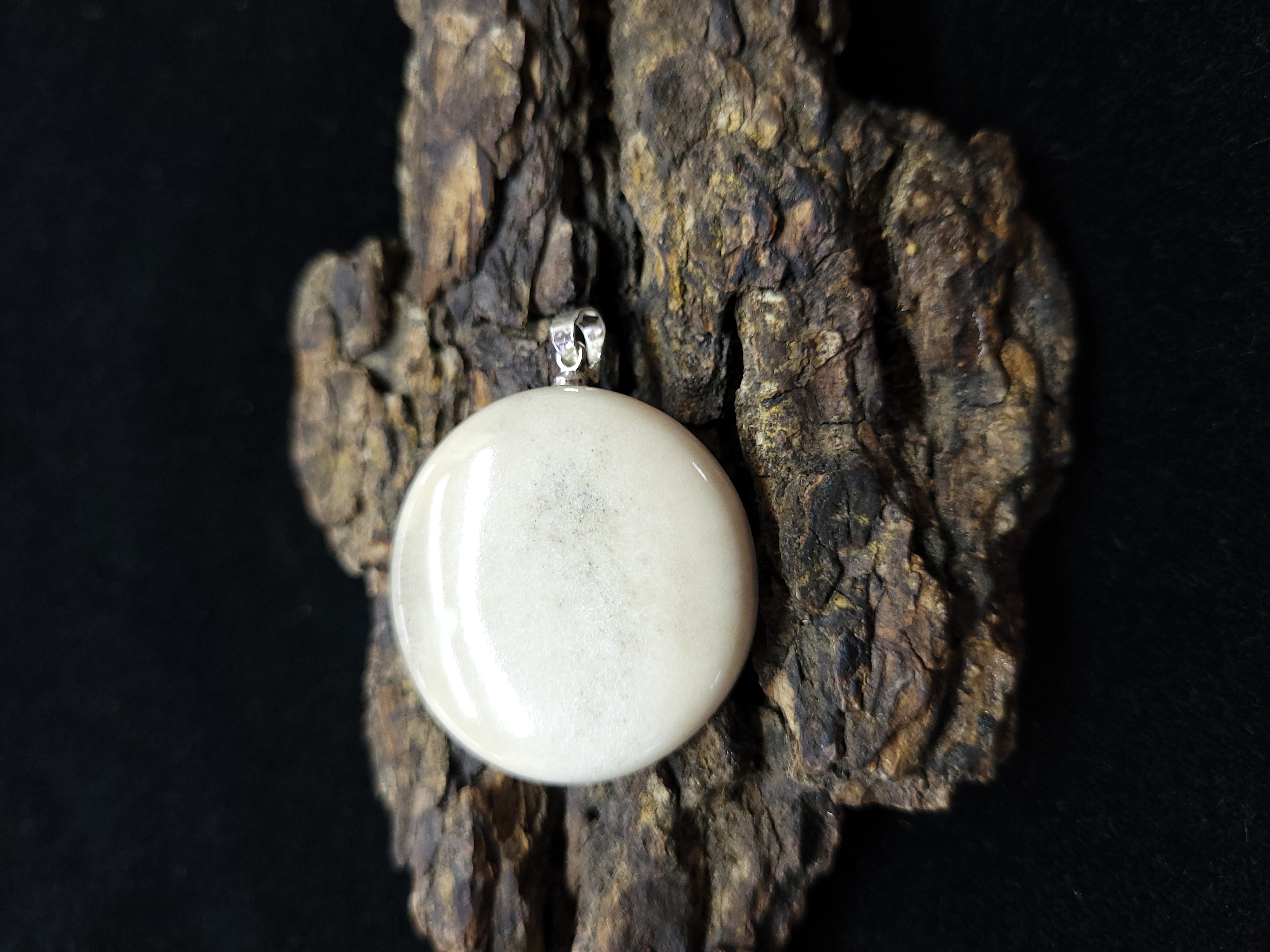 Pakabukas iš briedžio rago / Moose antler pendant