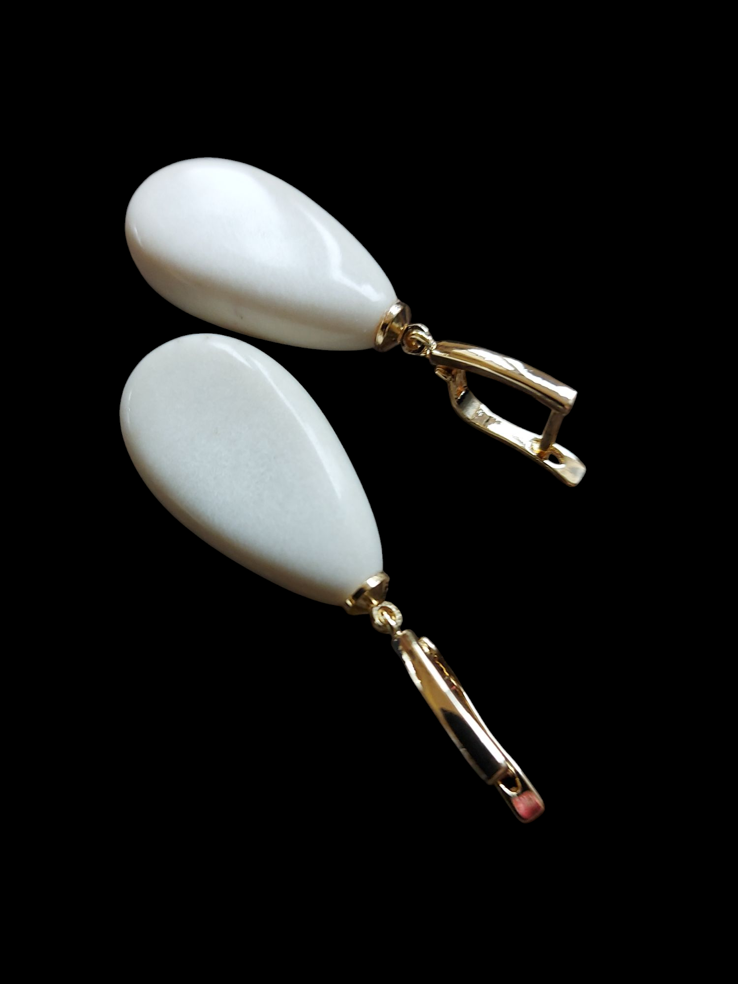 Auskarai iš briedžio rago / Moose antler earrings