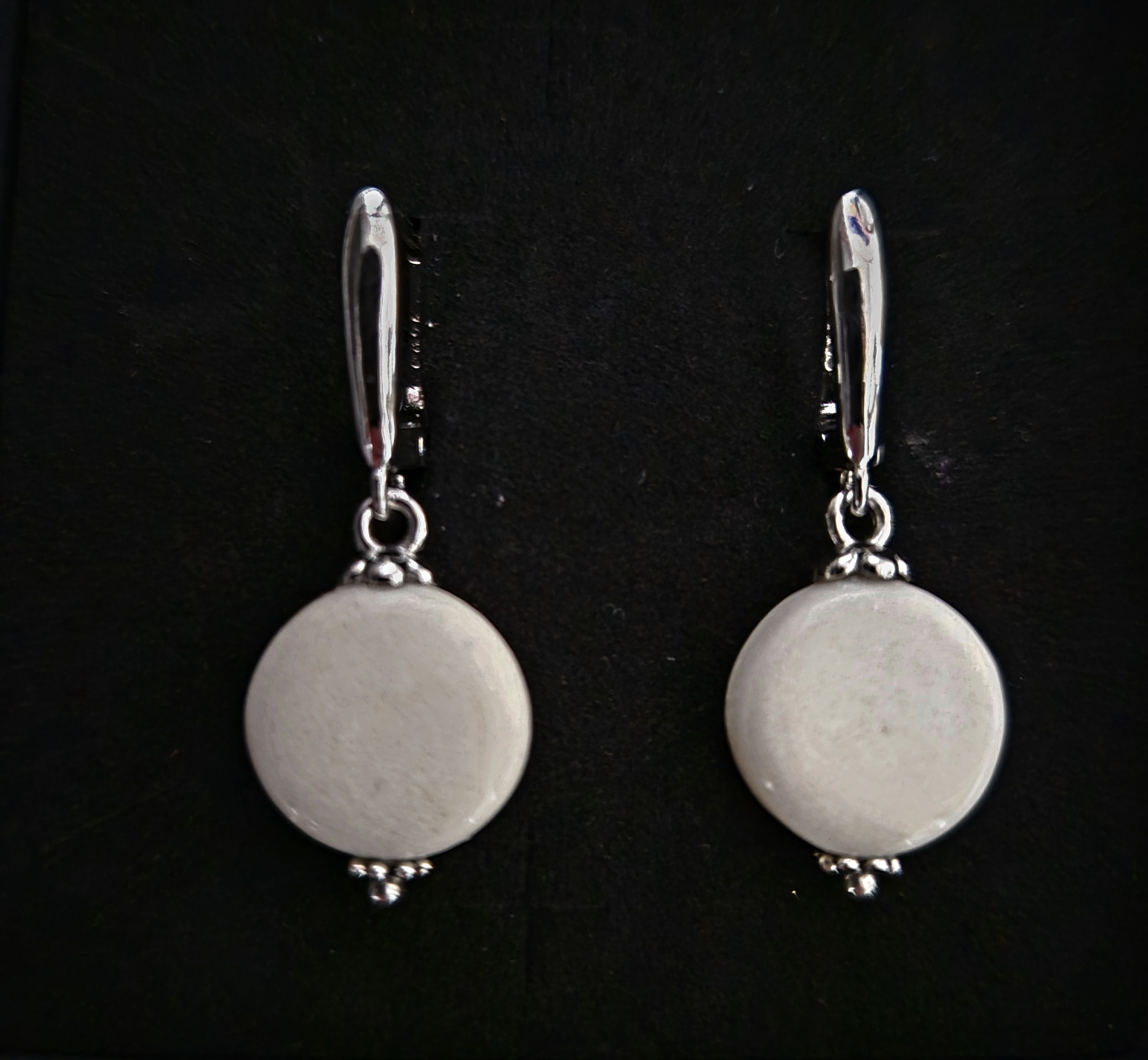 Auskarai iš briedžio rago / Moose antler earrings