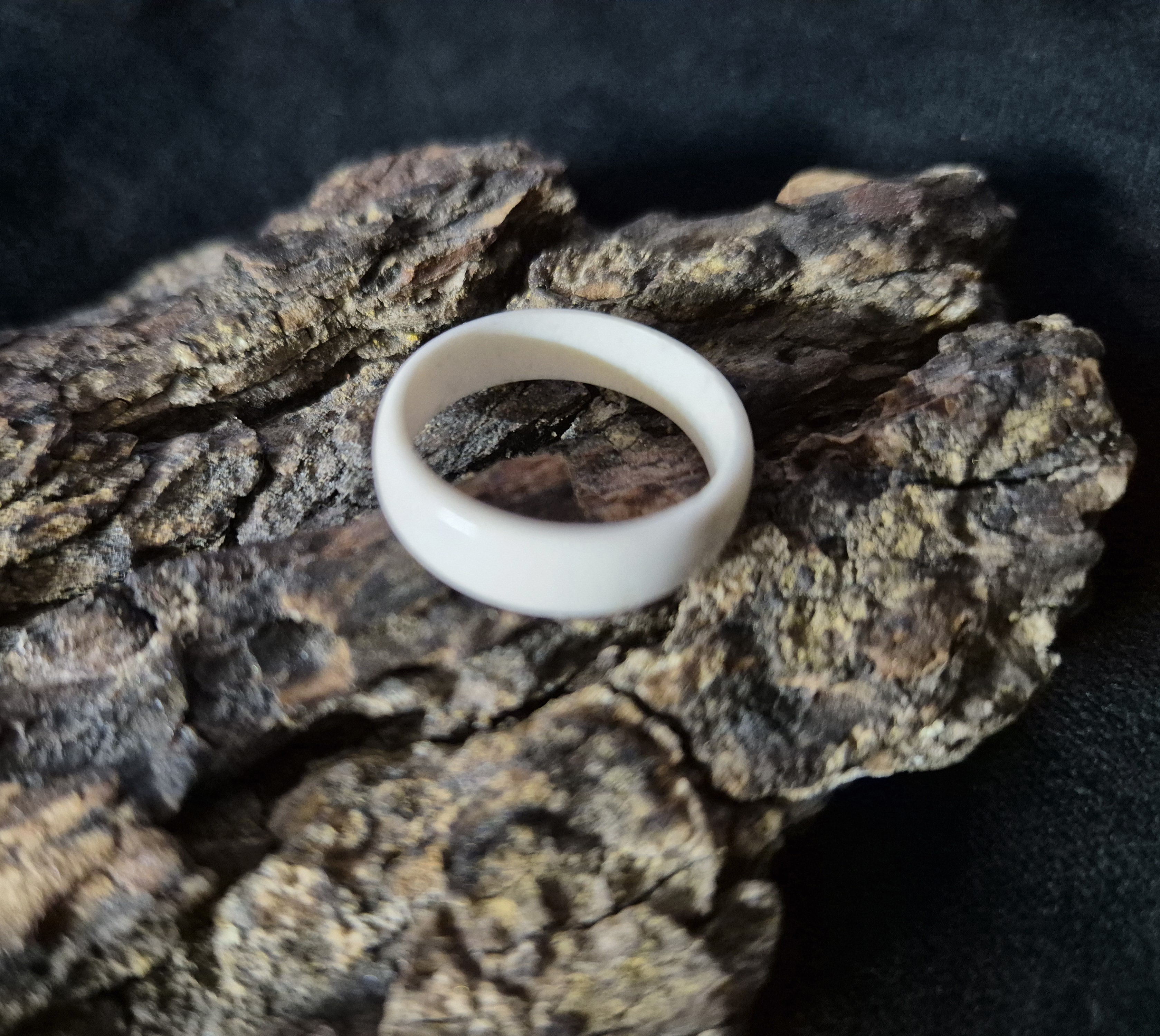 Žiedas iš briedžio rago / Moose antler ring