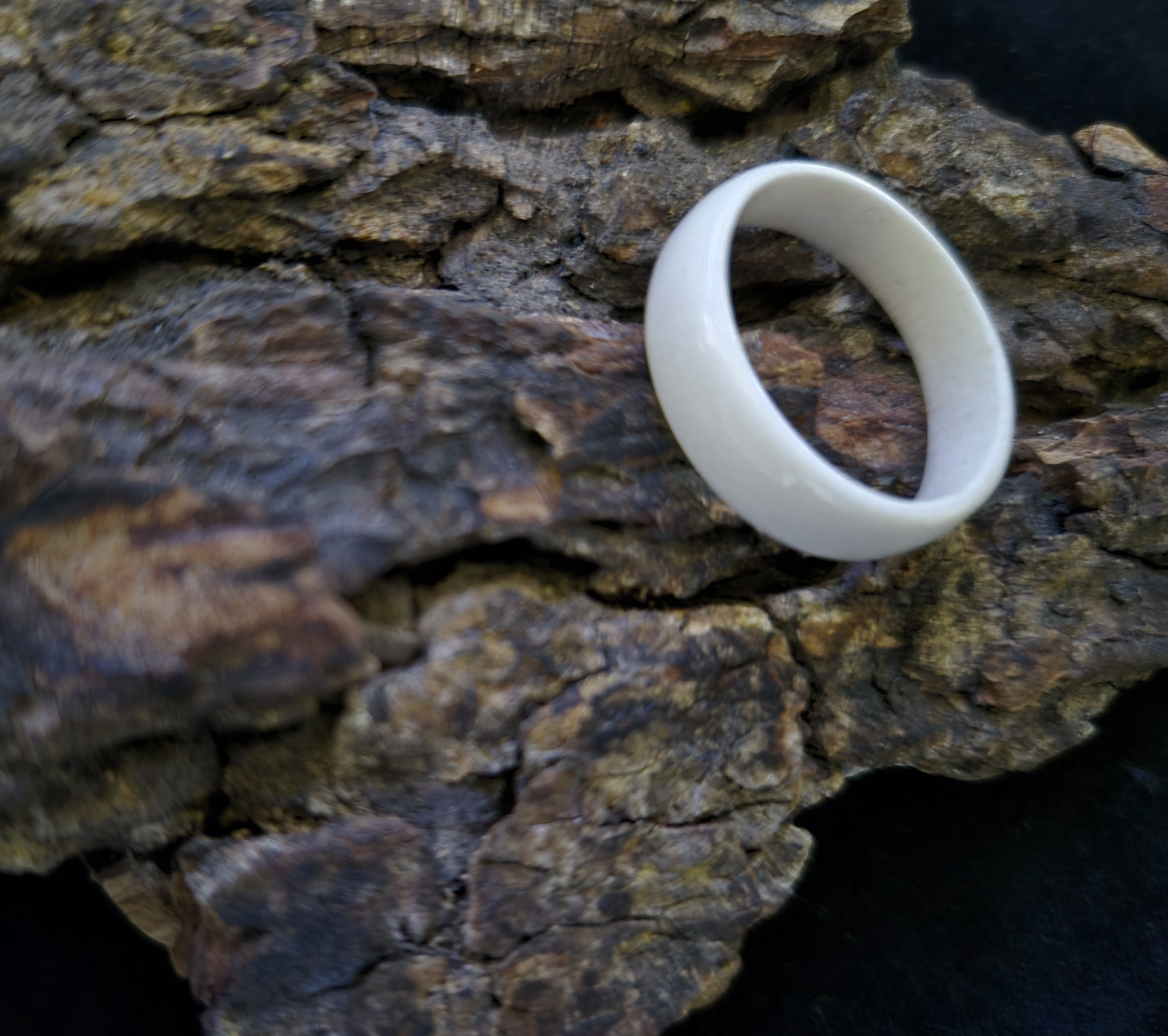 Žiedas iš briedžio rago / Moose antler ring